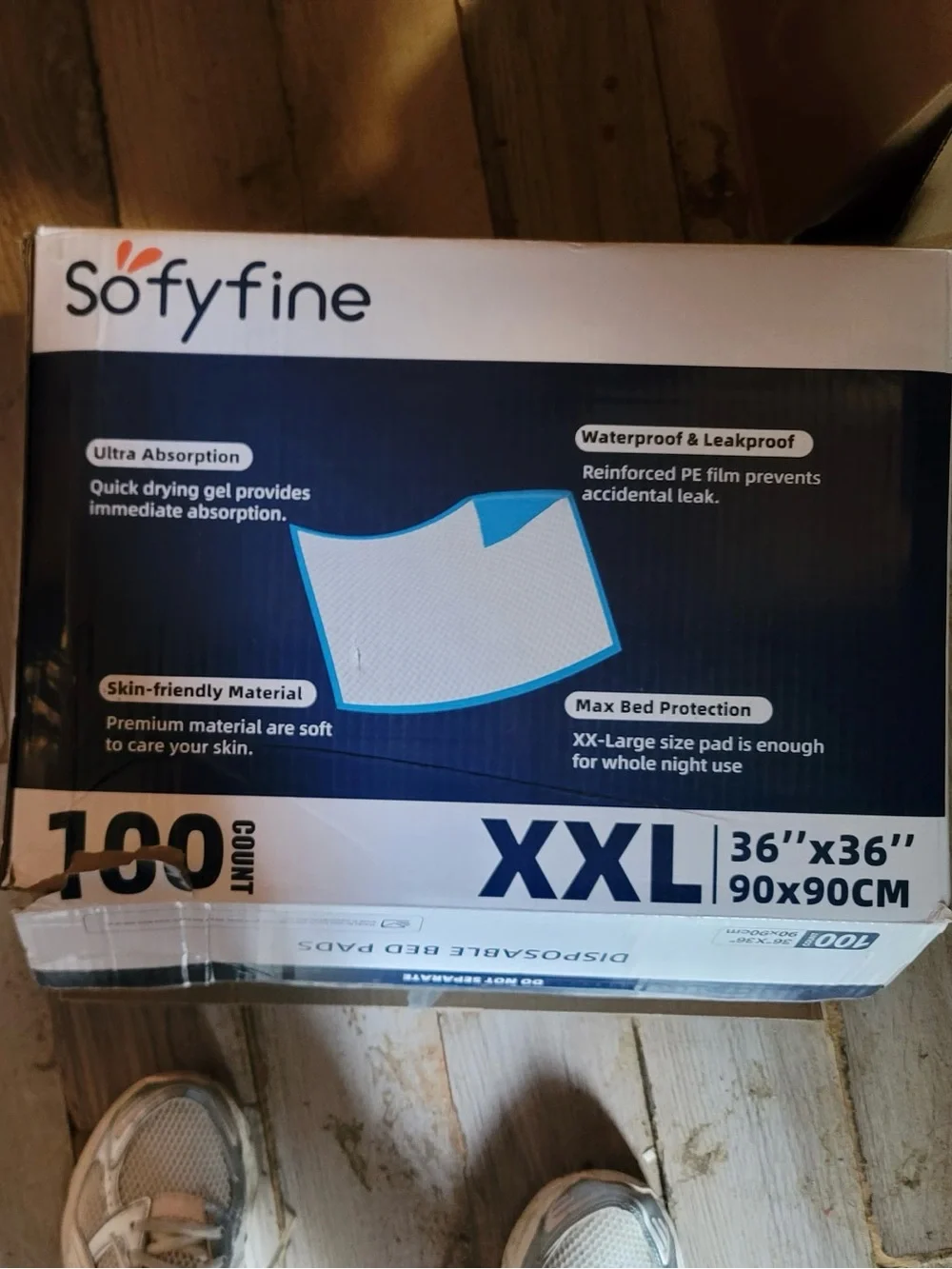 SOFYFINE XL Adults Incontinence Bed Pads Disposable/XL Puppy Pee Training Pad